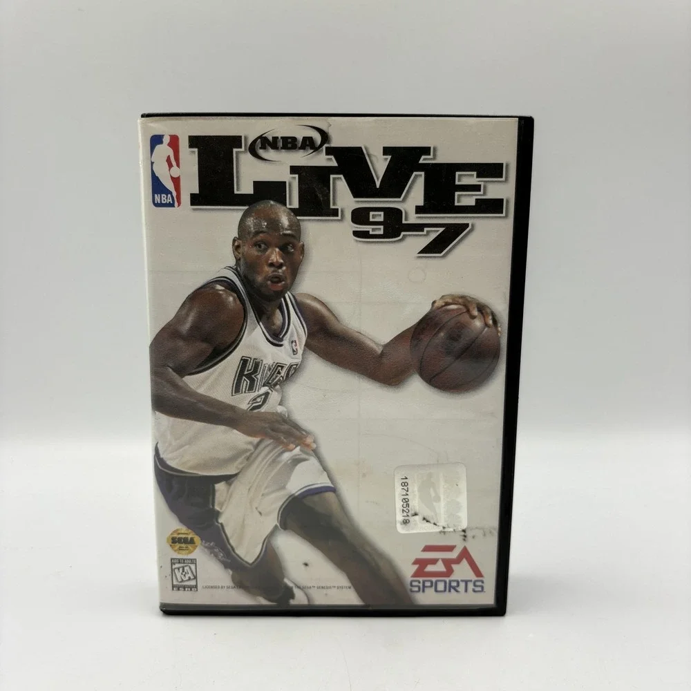Vintage NBA Live 97 Sega Genesis Basketball Game CIB Complete‎ EA Sports 1996